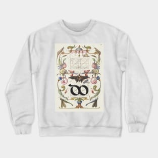 Antique 16th Century Calligraphy Ligature Do Crewneck Sweatshirt